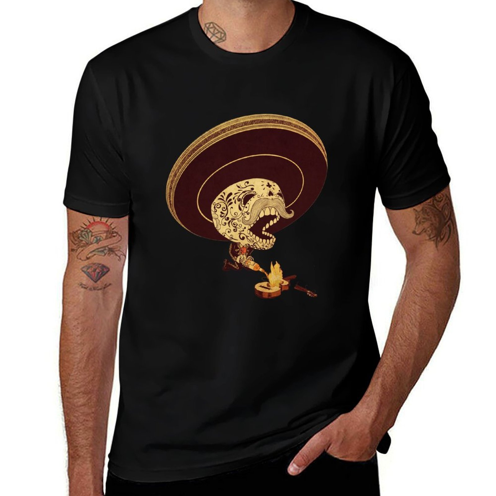 Men'S Fashion Monterrey - モンテレー・ファイアー Tシャツ ファッション グラフィック ティー メンズ