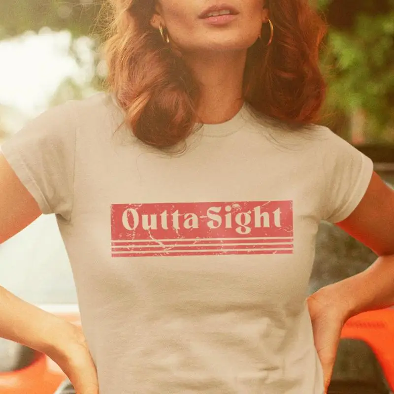 Men'S Fashion 70S - アウト・オブ・サイト Tシャツ 70年代 レトロ ヴィンテージ ヒッピー