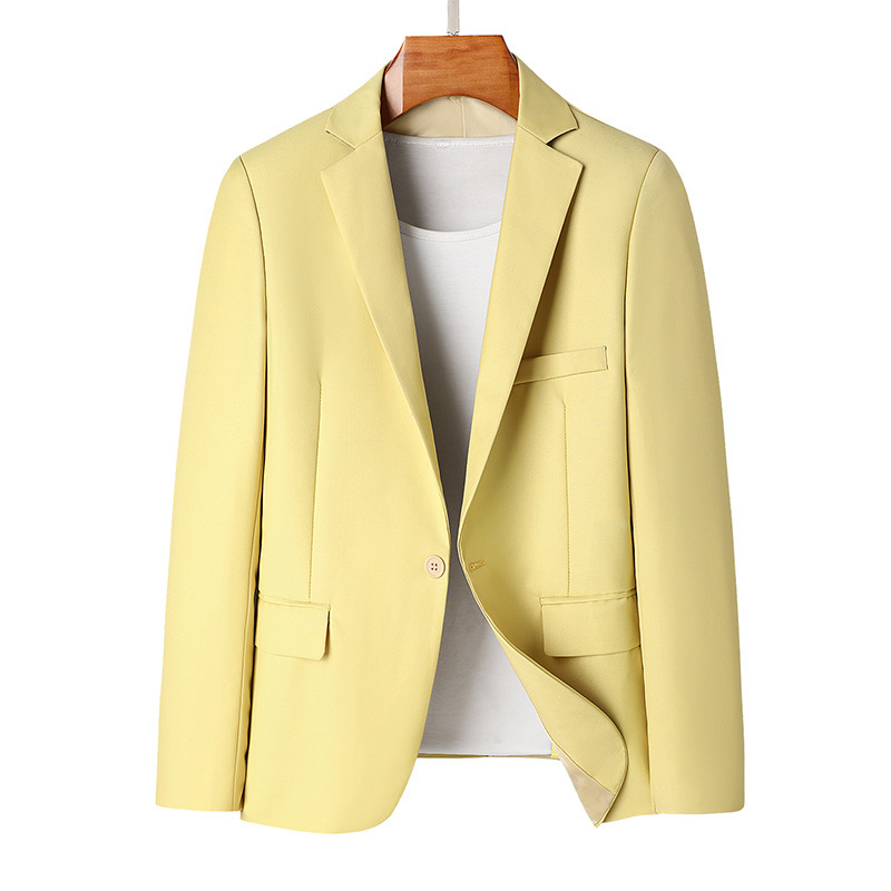 Men'S Fashion Young Professional - 欧米風メンズファッションレジャースーツコートスリム無地スーツヤングプラスサイズ宴会プロフェッショナルメンズスーツ