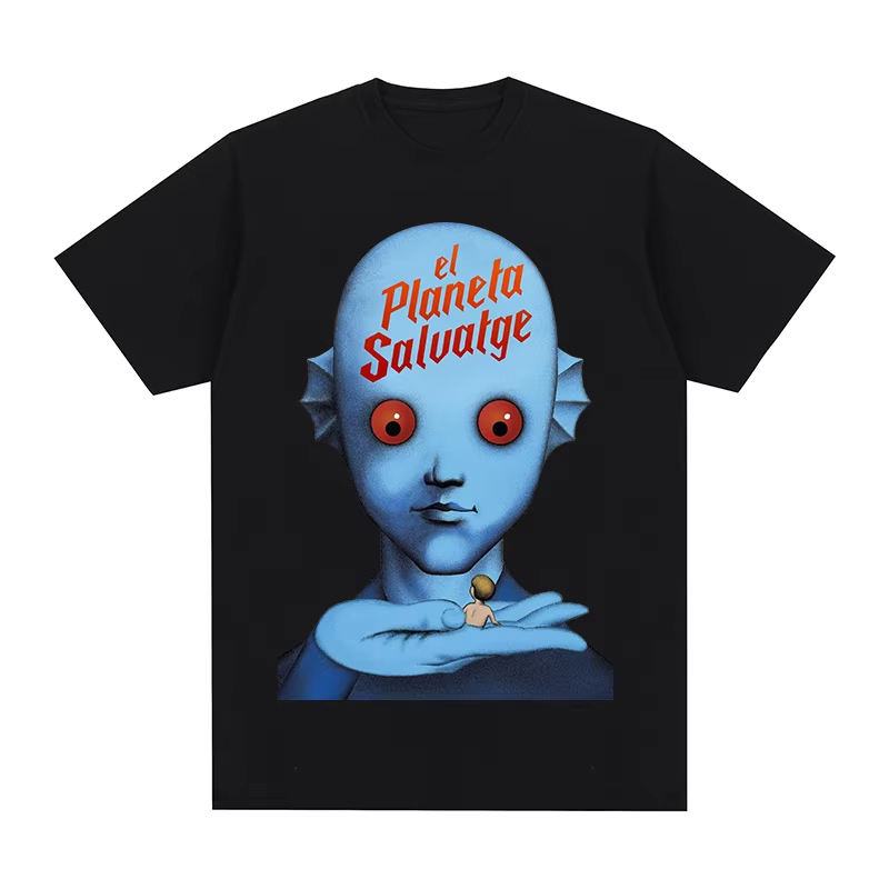 Men'S Fashion 70S - ファンタスティック・プラネット エル・プランテタ・サルバヘ 70年代カルト映画 Tシャツ メンズ レディース