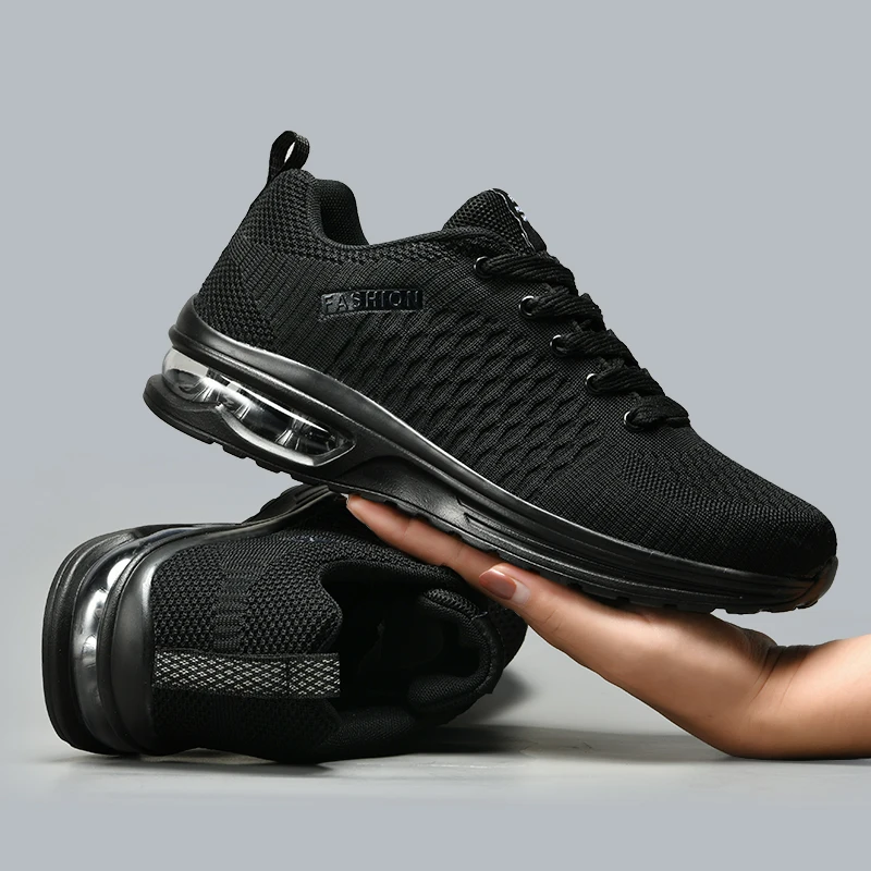 Men'S Fashion Running Shoes - 男性ランニングシューズレースアップスニーカーファッション軽量男性カジュアルシューズメッシュウォーキングテニスシューズ屋外男性靴プラスサイズ 47