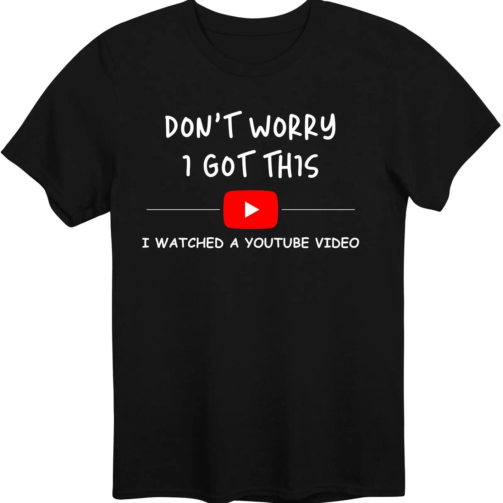Men Fashion Youtubers - YouTube認定Tシャツ「Don't Worry」、ヴィンテージウォッシュ加工の多用途でおしゃれなストリートウェア、ストレッチ素材のファッショナブルなメンズウェア