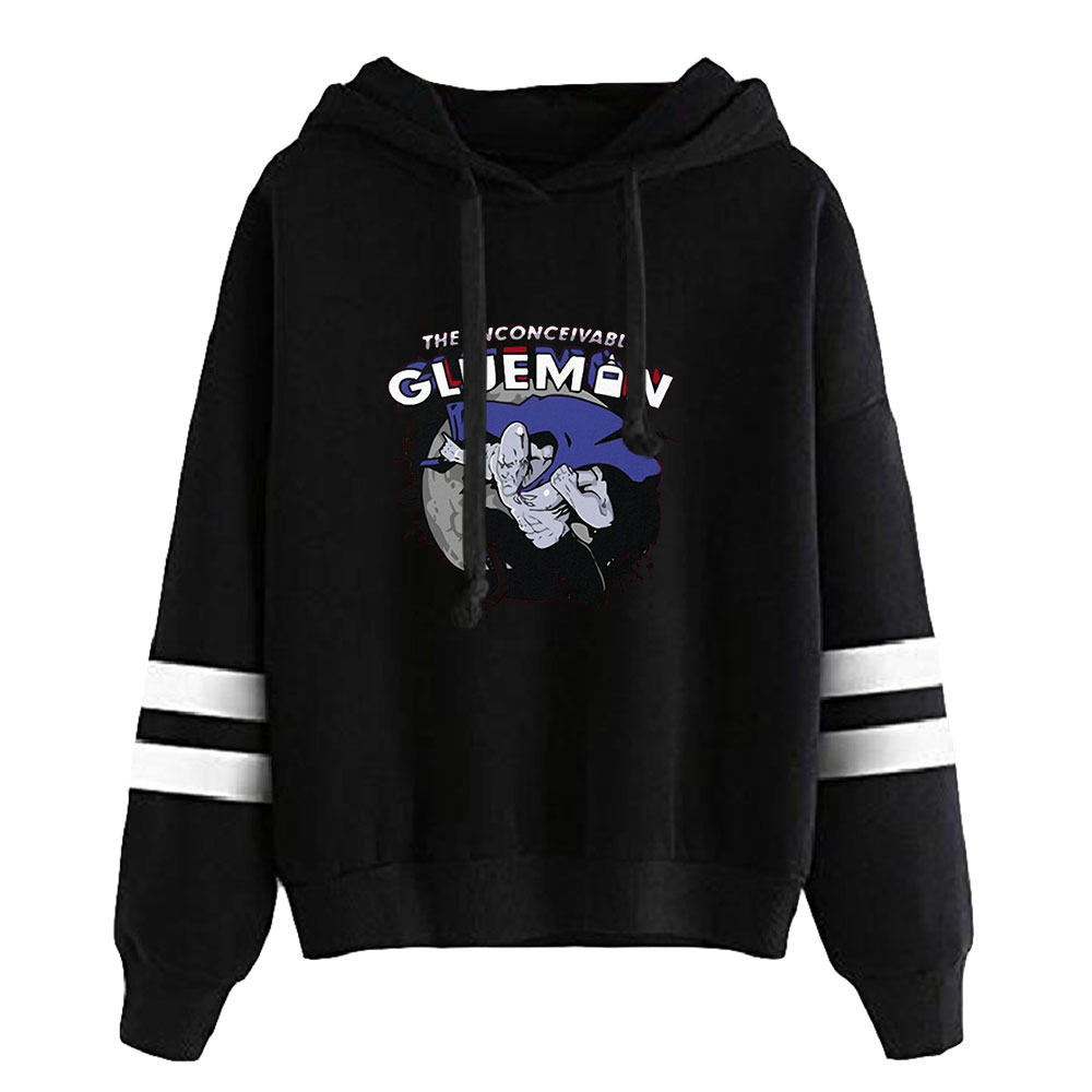 Men Fashion Youtubers - 2026 Jerma985 マーチユニセックスポケットレス平行棒スリーブスウェットシャツ女性男性パーカー若々しい Youtuber ファッション服