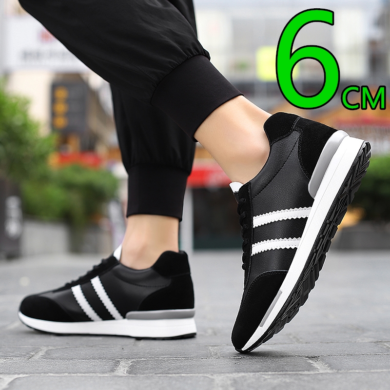 Men'S Fashion Running Shoes - 男性用身長アップシューズ カジュアルインソール 6CM身長アップ 隠しインソール アウトドアランニング カジュアル
