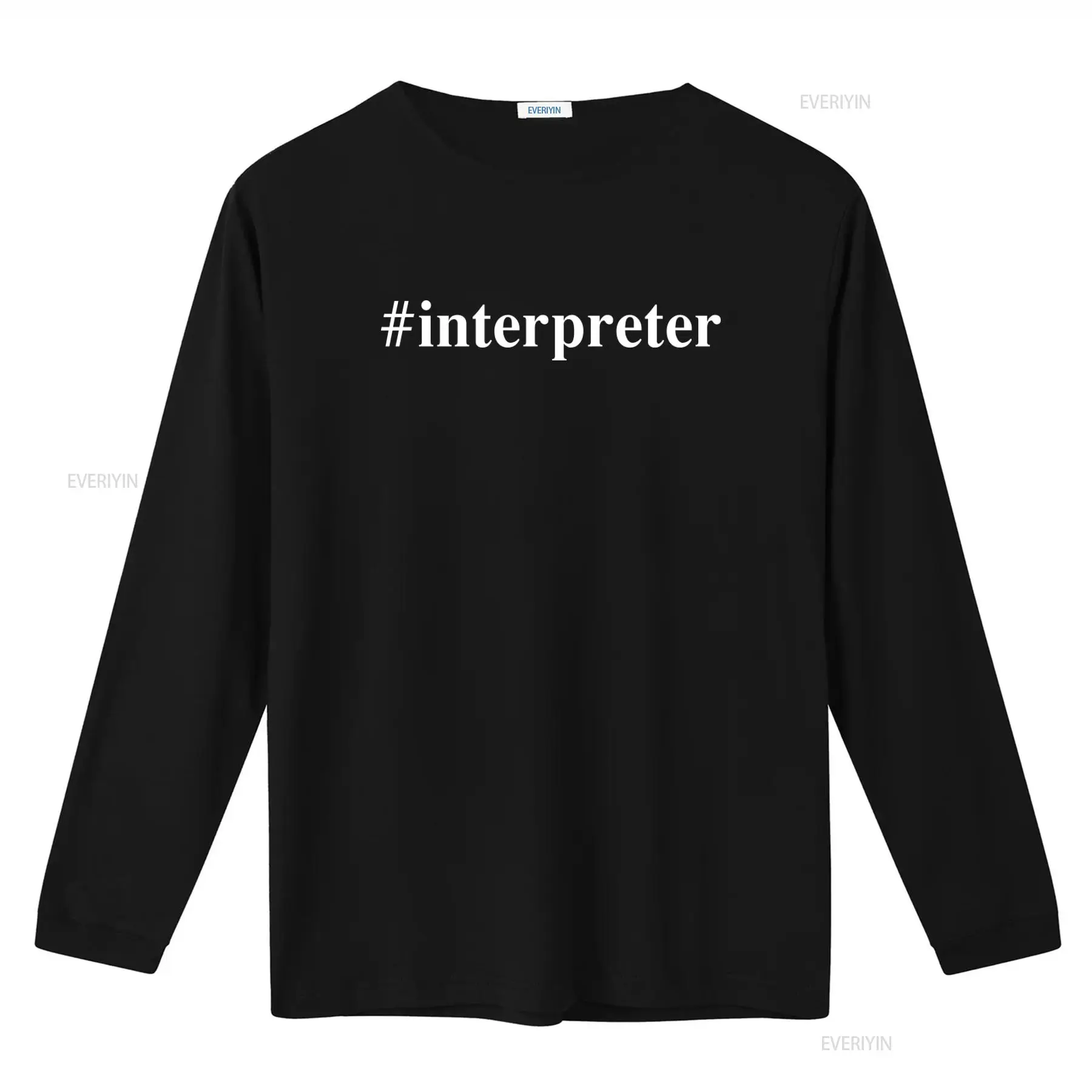 言語学者向け通訳者Tシャツ 言語ハッシュタグデザイン付き ヴ - Mens Fashion Hashtags のレビューと価格