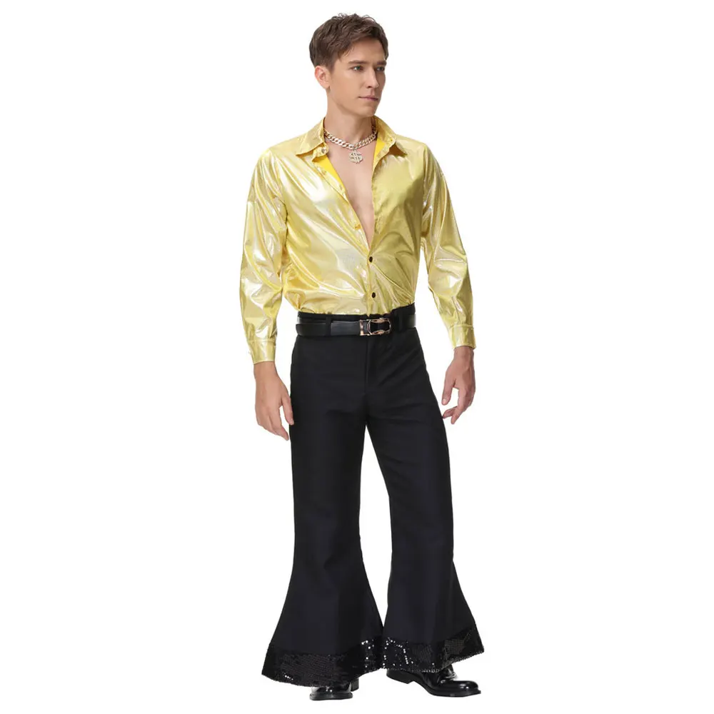 ハロウィンファッショナブルな70年代ディスコヒッピーノスタル - Men'S Fashion 70S のレビューと価格