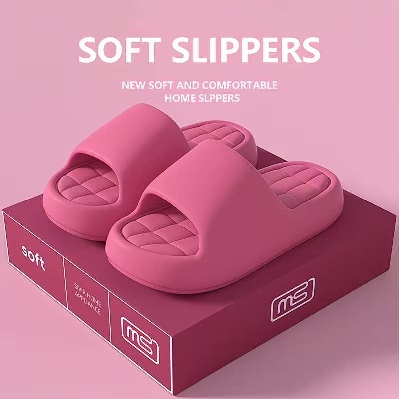 女性の夏のスリッパ浴室シャワーシューズ厚いソフトソールノンス - Mens Fashion Sandals のレビューと価格