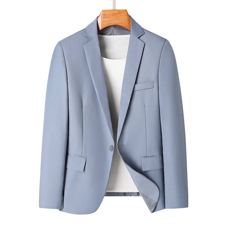 欧米風メンズファッションレジャースーツコートスリム無地スーツ - Men'S Fashion Young Professional のレビューと価格