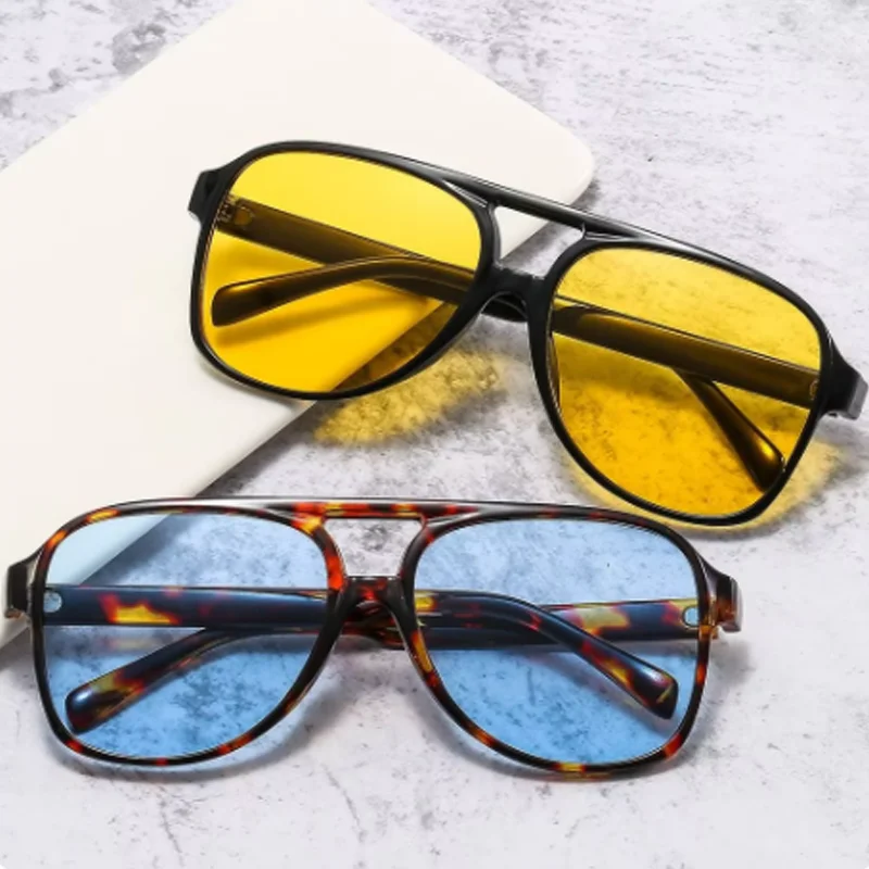 ユニセックスファッションサングラス UV400保護 クラシッ - Men'S Fashion 70S のレビューと価格