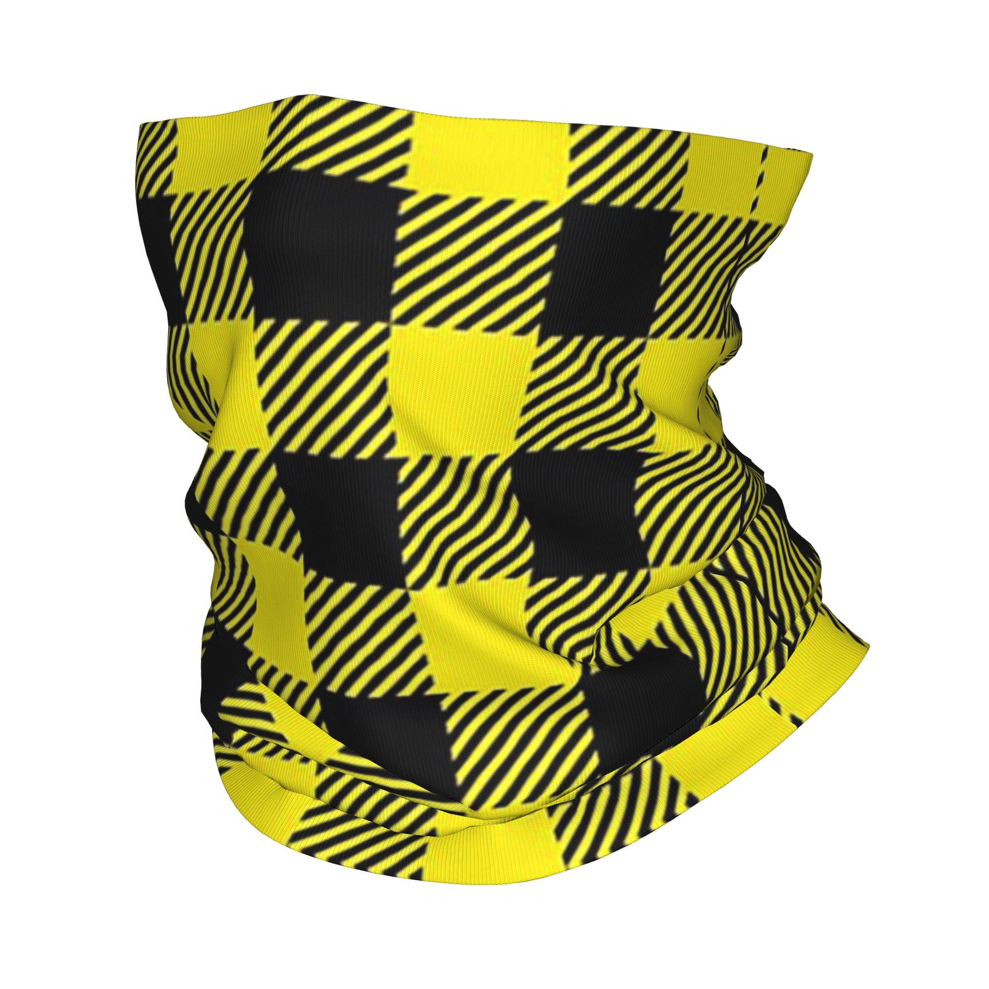 黄色と黒のバッファローチェック柄バンダナネックゲイタープリン - Yellow Men'S Fashion のレビューと価格