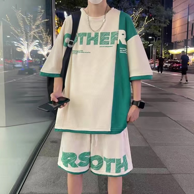 メンズカジュアル 2 ピース スポーツウェア セット ストリ - Mens Fashion Clothes のレビューと価格