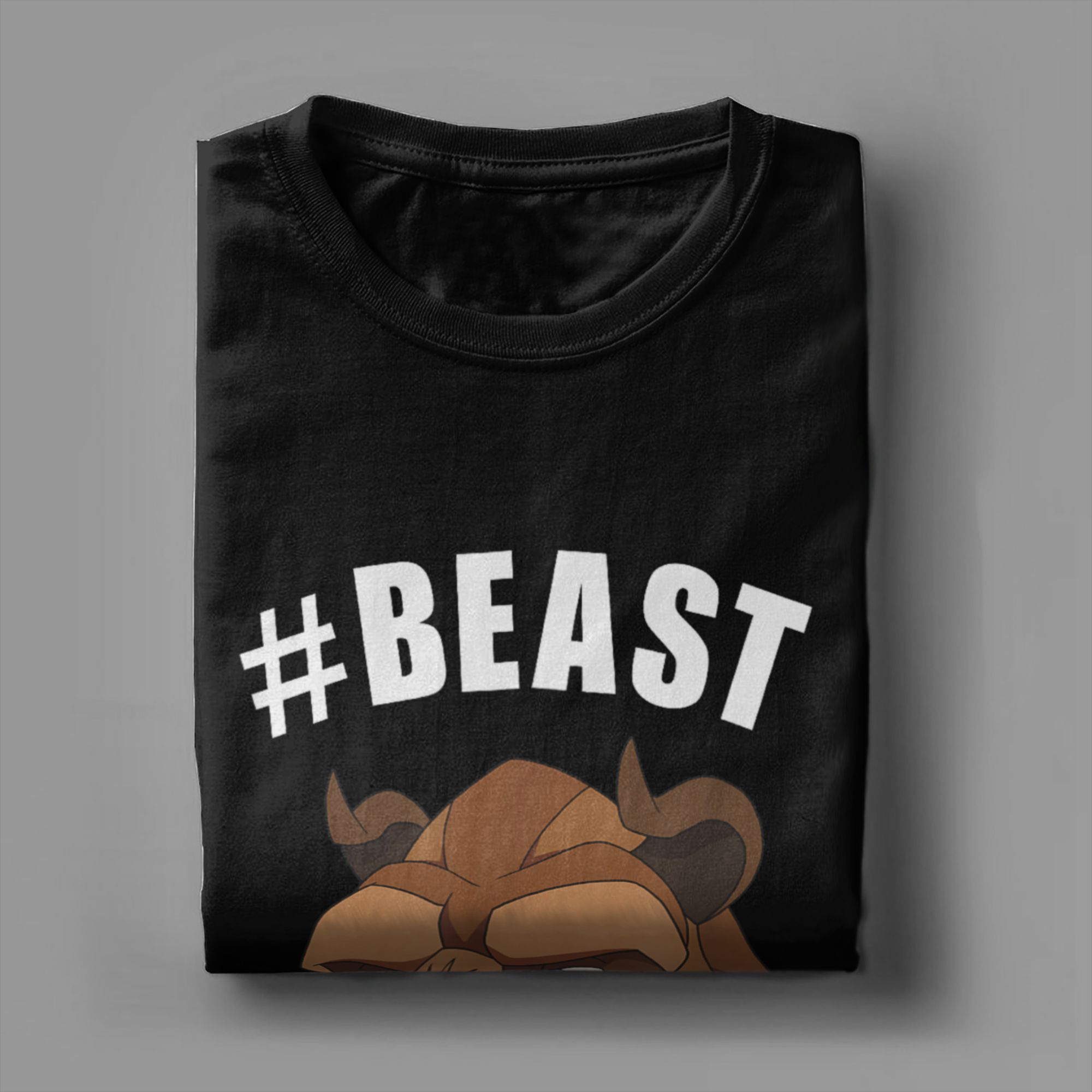 美女と野獣ハッシュタグ野獣メンズ Tシャツ面白い Tシャツ半 - Mens Fashion Hashtags のレビューと価格