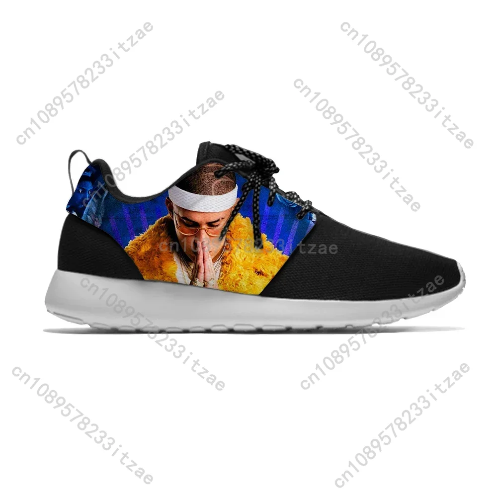 バッドバニーヒップホップラッパーラップ音楽面白いファッション - Men'S Fashion Running Shoes のレビューと価格