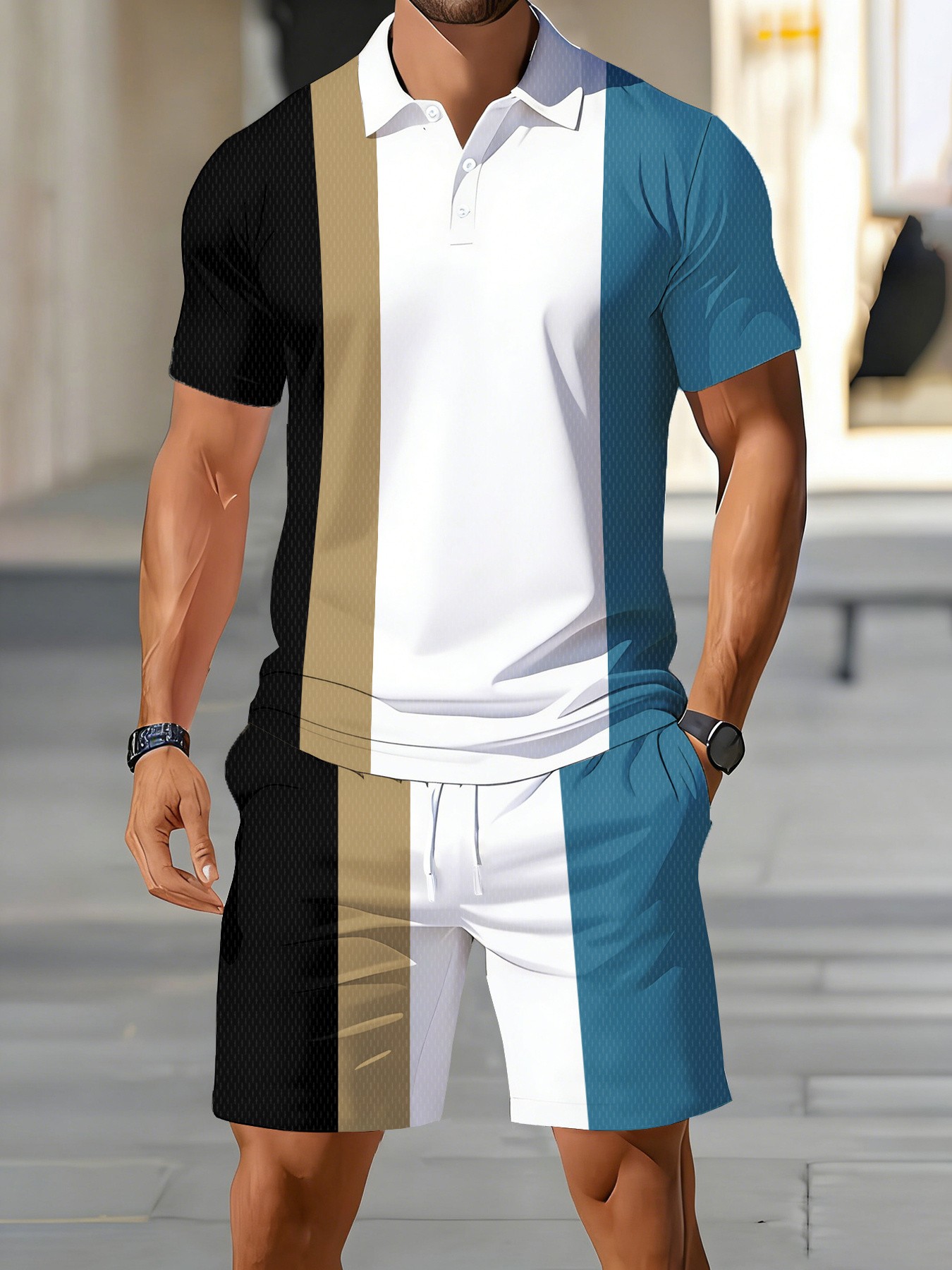 2026年夏新作メンズポロシャツセット - ストリートカジュ - Men'S Fashion Polo のレビューと価格