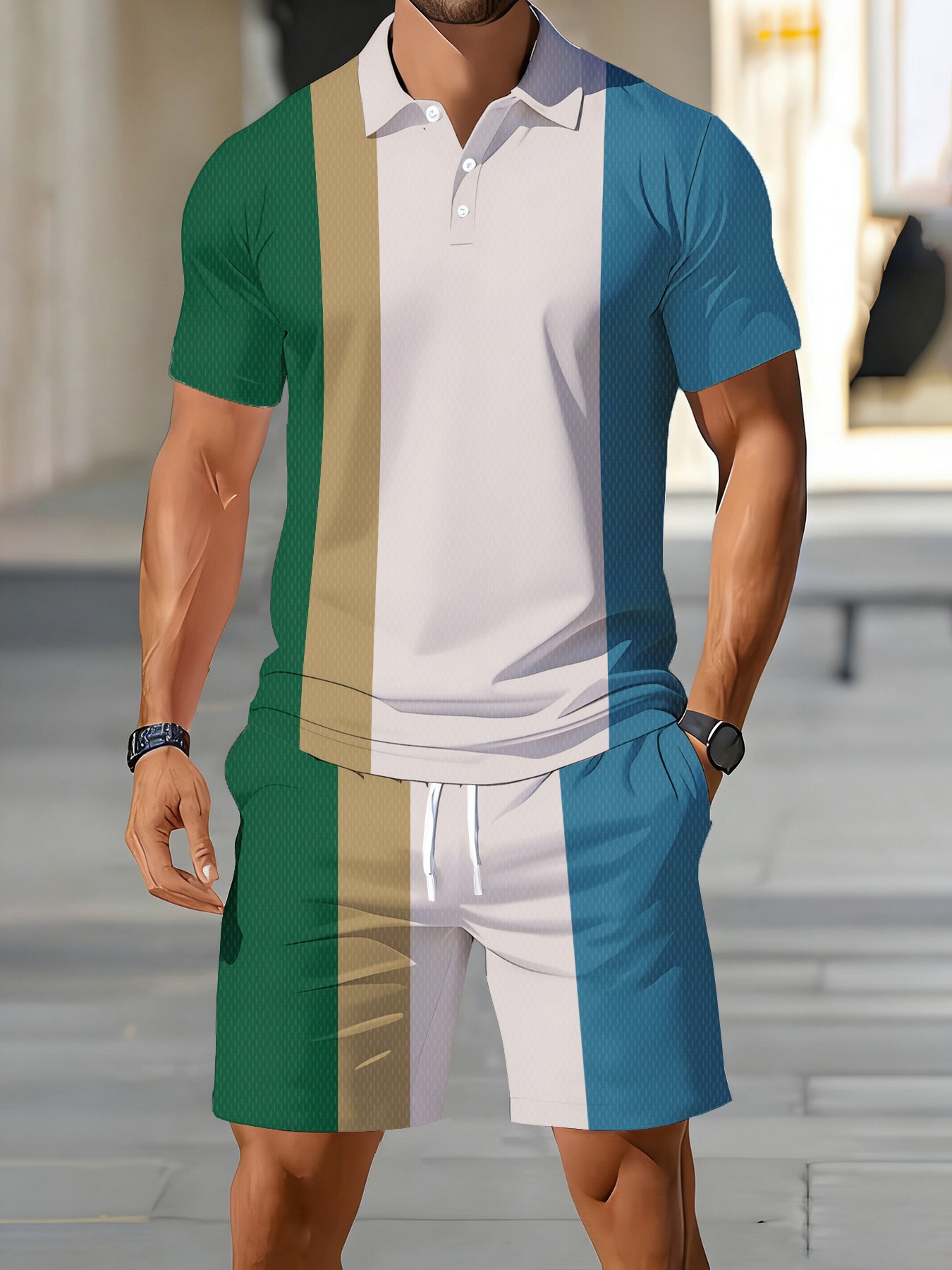 2026年夏新作メンズポロシャツセット - ストリートカジュ - Men'S Fashion Polo のレビューと価格