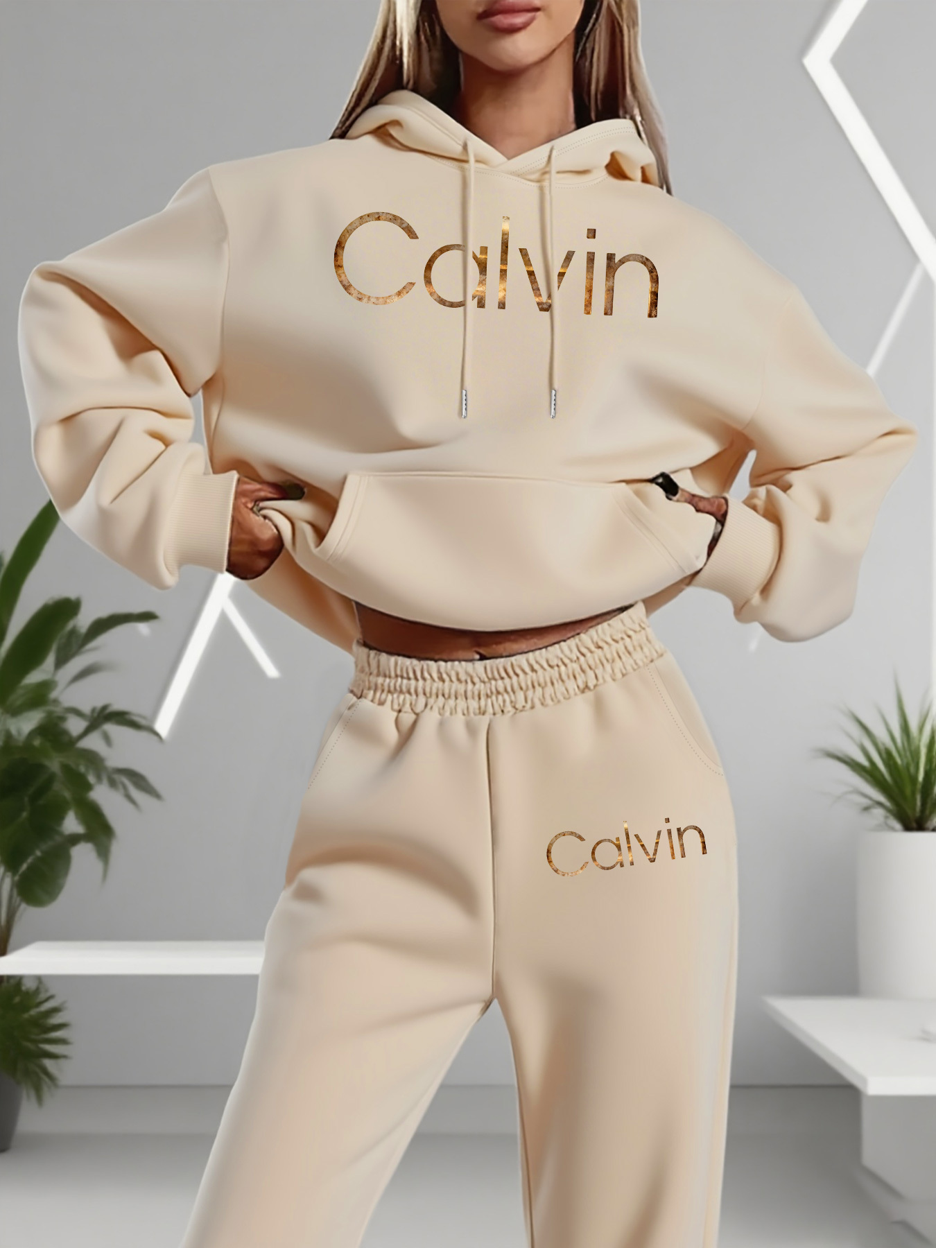 レディースファッションのプルオーバーとパンツのセット、プリン - Men'S Fashion Outfits のレビューと価格