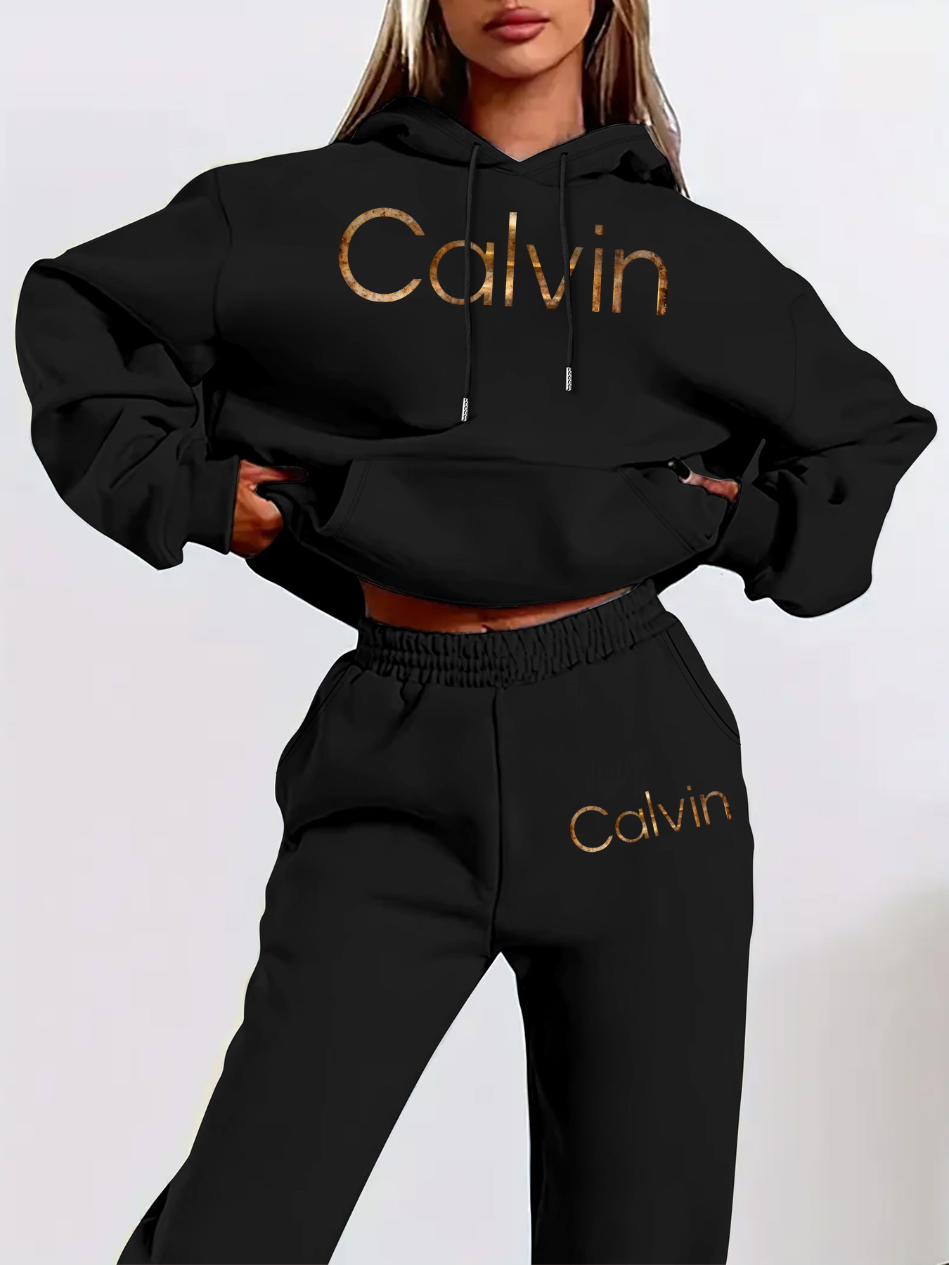 レディースファッションのプルオーバーとパンツのセット、プリン - Men'S Fashion Outfits のレビューと価格