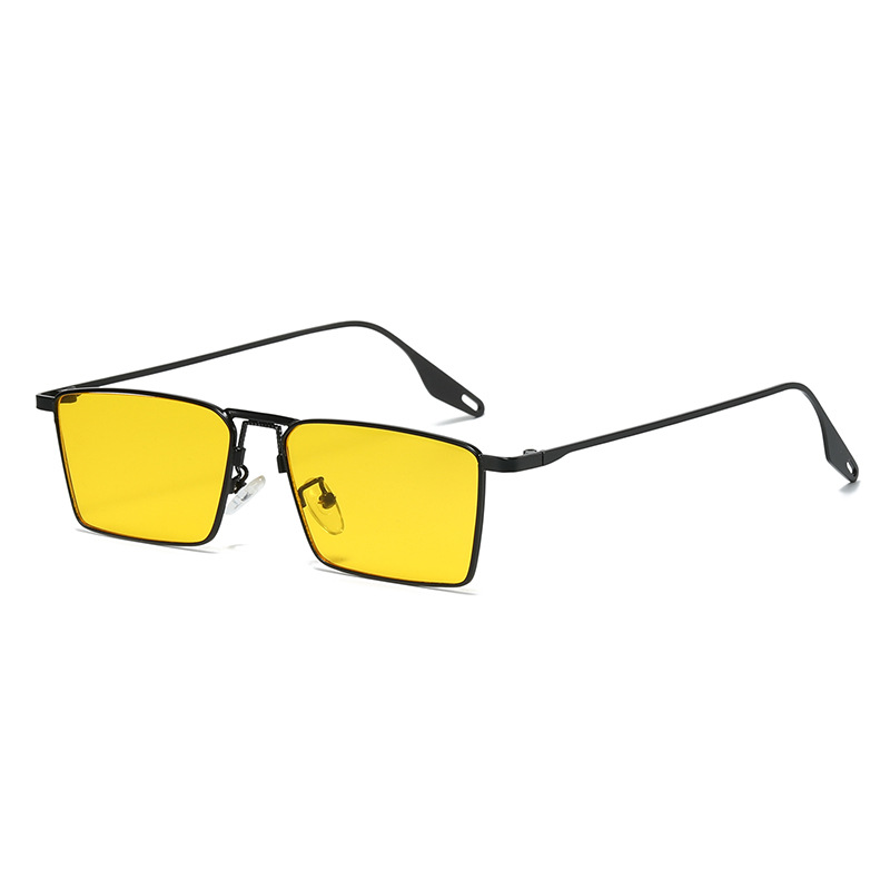 メタルパンクナイトビジョンゴーグル小箱黄色レンズサイクリング - Yellow Men'S Fashion のレビューと価格
