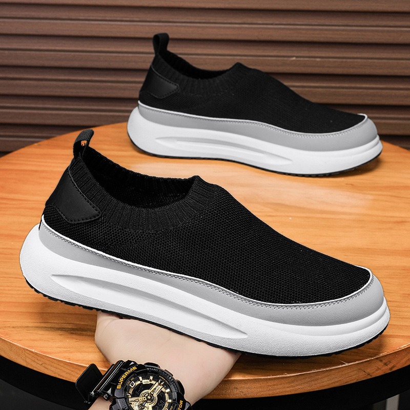 2025年新作 メンズシューズ 通気性メッシュ キャンバスシ - Men'S Fashion Running Shoes のレビューと価格