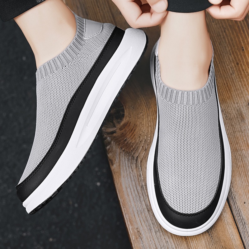 2025年新作 メンズシューズ 通気性メッシュ キャンバスシ - Men'S Fashion Running Shoes のレビューと価格