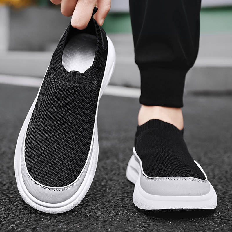 2025年新作 メンズシューズ 通気性メッシュ キャンバスシ - Men'S Fashion Running Shoes のレビューと価格