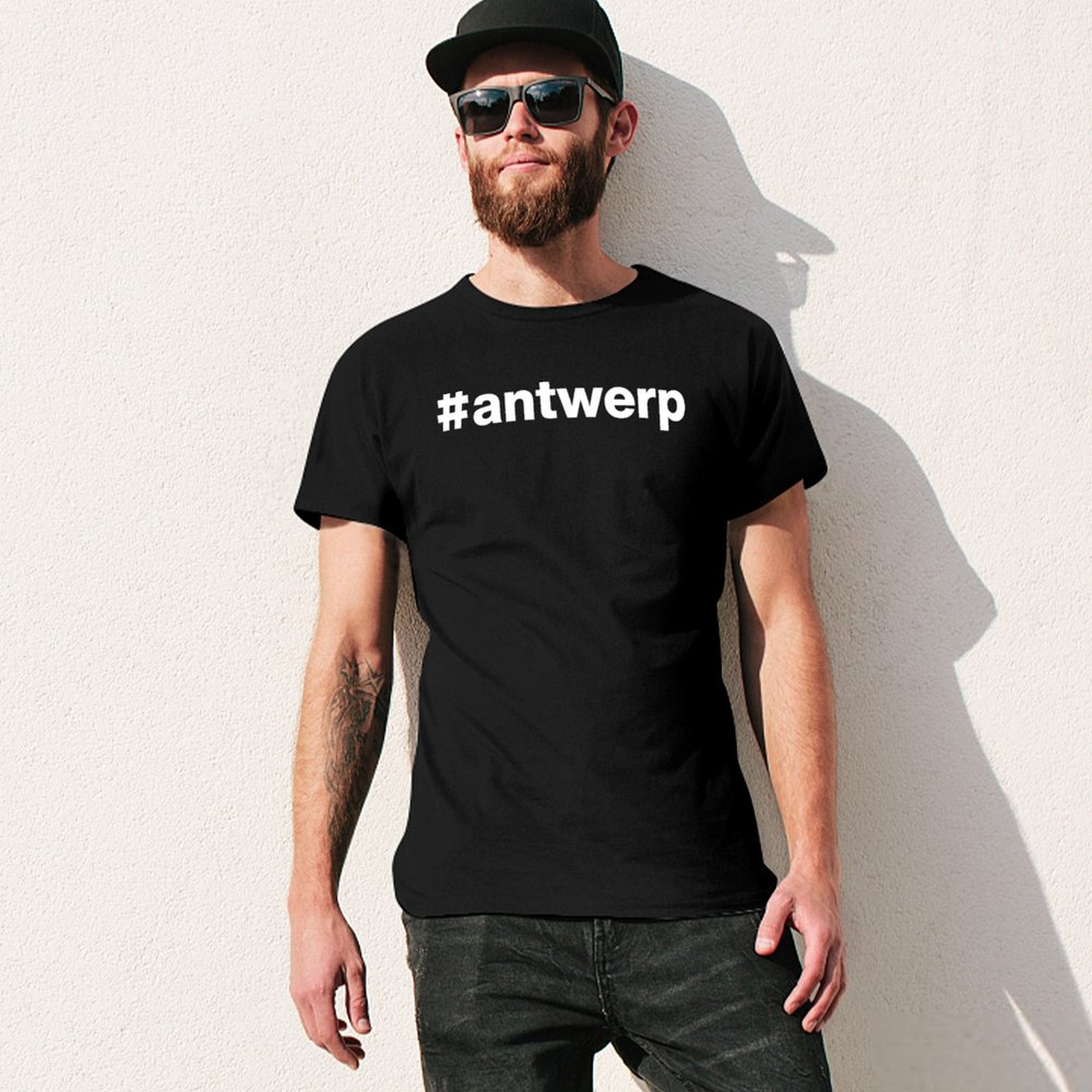 ハッシュタグ アントワープ Tシャツ ファッション柄プリント - Mens Fashion Hashtags のレビューと価格