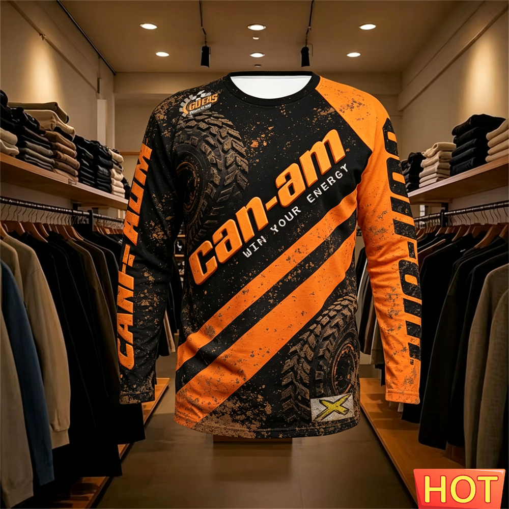 バイクレース用長袖ラウンドネックTシャツ、男女兼用、ファッシ - Men'S Fashion Outfits のレビューと価格
