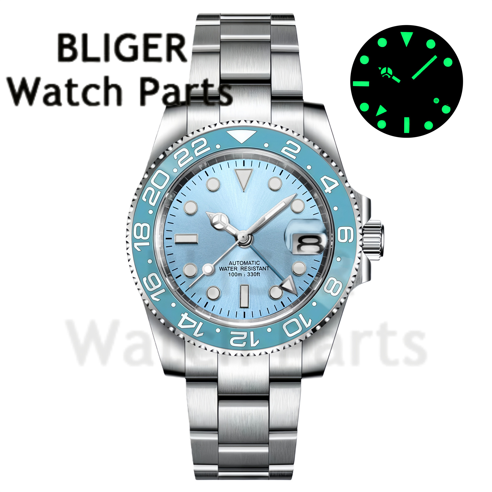 カスタムファッション GMT 40mm メンズ NH34 機 - Men'S Fashion Zone のレビューと価格